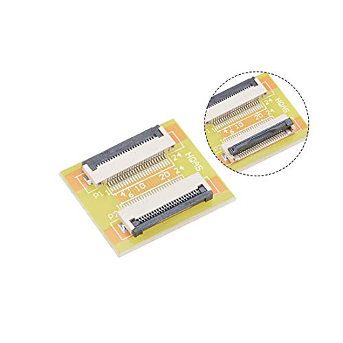 Extensor Conector FPC 0.5mm Pitch 24 Pines uxcell miniatura 3