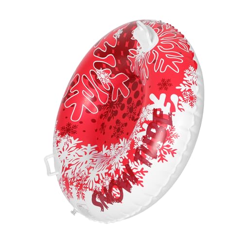 NULYLU Heavy Duty Inflatable Snow Sled Winter Tube for Boys and Girls Sledding Tube Comfortable Round Shape and Bright Patterns