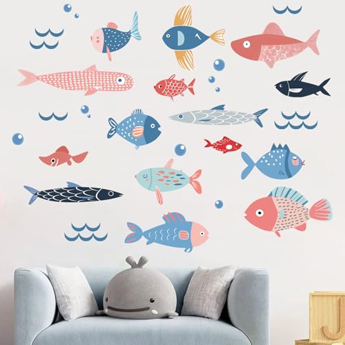 Vinilos Decorativos Pez Under The Sea Mfault 35x12 in miniatura 4