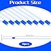 YBEATY 8 Pcs Plastic Wrap Slide Cutter 13 Inch Two Way Sliding Cutter Wrap Dispenser Self Adhesive Installation Replacement for Parchment Barbecue Baking Paper Roll Kitchen