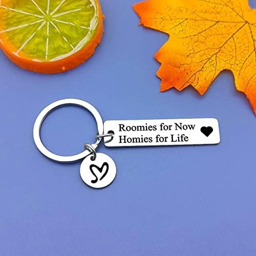 Jielahua Roommate Gift Roomie Keychain Best Friend Birthday Gifts for