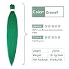 YDDM Meches Pour Tresses Africaine Vert Rajou... #1