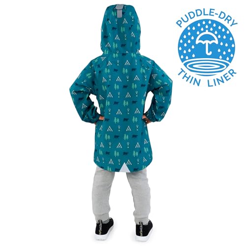 Image of JAN & JUL Waterproof Rain Jacket, Raincoat with Hood for Girls and Boys