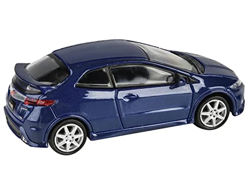 Modelo a escala 1/64 Civic Type R FN2 Azul miniatura 2