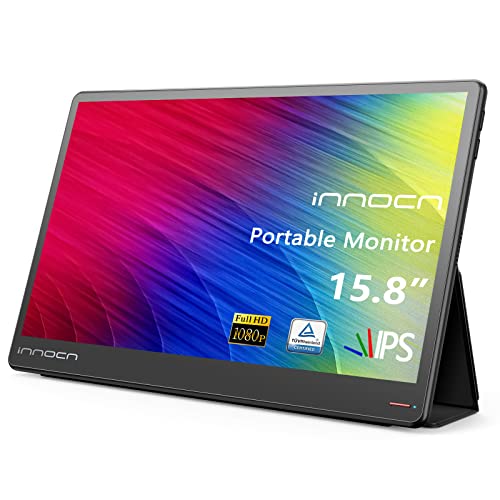 Image of INNOCN Portable Monitor - [2022] 15.8 inch FHD 1080P USB Travel Type-C Computer Display Mini HDMI Laptop External Secondary Monitor IPS Eye Care Screen for Laptop Tablets Mini PC