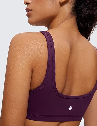 Image of CRZ YOGA Butterluxe Mini Sports Bras | Light Support, Removable Pads, Yoga, Extremely Soft, U Back, Scoop Neck, for Women