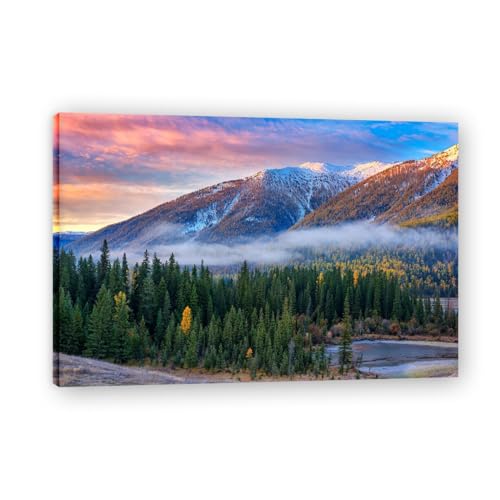 Impression sur toile forêt pour créer une ambiance zen dans votre bureau