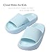 Cloud Slides for Kids,Girls Boys Comfy Thick Sole Pillow Slippers Non-Slip Shower Bathroom Sandals Summer Beach Shoes for Little/Big Kids
