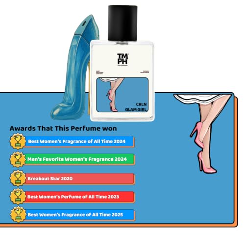 Image of TMPerfumehouse CRLN GLAM GIRL EDP for Women | Sweet, Floral & Long Lasting Perfume Spray | Sweet, White floral & Warmspicy Fragrance | Luxury Gift for Her | TMPH | 50ml