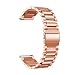 Produktbild Snlaevx Ersatzarmbänder für Huami Amazfit GTS Armband, Rostfreier Stahl Gurt Uhrenarmband Verstellbares Ersatzband Metall Watch Band Armbänder für Huami Amazfit GTS (Rosa Gold)