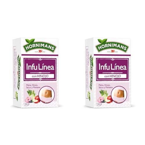 Hornimans Infu Línea | Infusión con Hinojo 100% Natural | 20 bolsitas | Sin Teína (Paquete de 2)