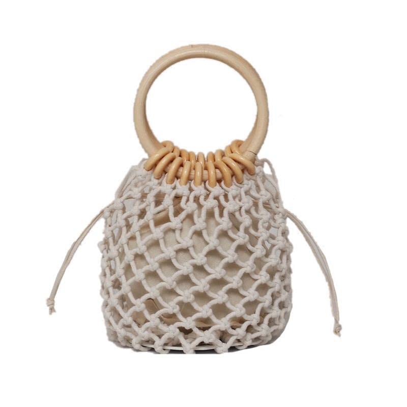 Top Handle Tote Bag for Women, Fashion Woven Straw Beach Bag Mini Purse Casual for Beach Pool Travel Cute Outdoor Tote