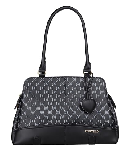Image of Fostelo Women's Helena Satchel Tote Handbag for Women | Ladies Purse | Stylish Shoulder Bag | Gift For Women