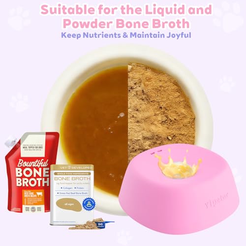Image of Yipetor Dog Lick Bowl, Rolled Ball-in Slow Feeder Enrichment Puzzle Toys