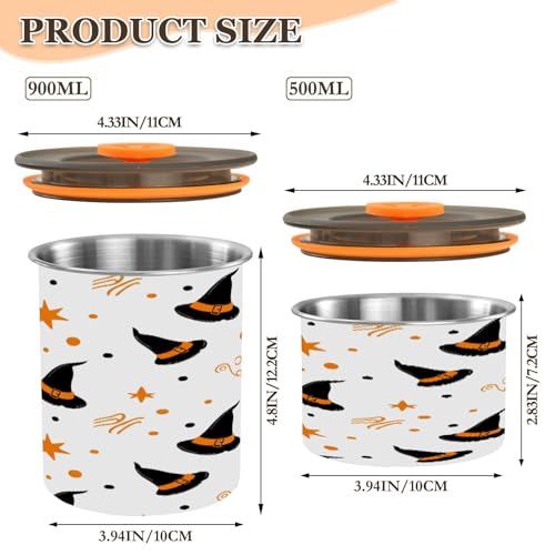 Contenedor Hermético de Acero para Café 17oz miniatura 2
