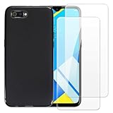 Shantime Funda con 2 Piezas Protector Compatible con OPPO Realme C2 2020, Carcasa Antigolpes y Cristal Templado Protección Completa(Negro) Shantime Funda con 2 Piezas Protector Compatible con OPPO Realme C2 2020, Carcasa Antigolpes y Cristal Templado Protección Completa(Negro)