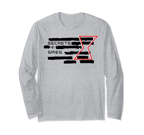 T-shirt manches longues Marvel Black Widow imprimé Secrets And Spies
