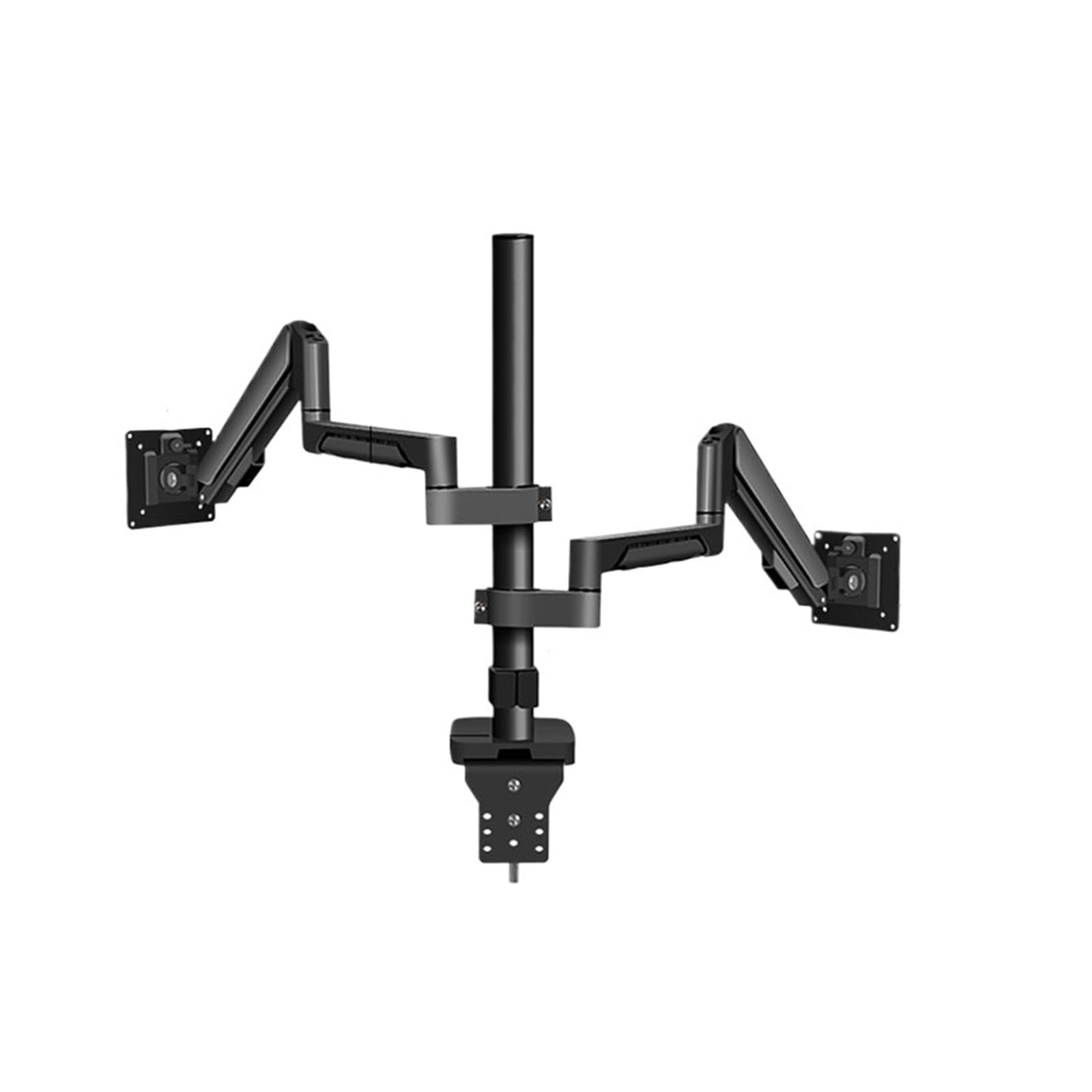 TKJfdTY 27/32-Inch Dual-Screen Monitor Splicing Bracket Lifting And Rotating Computer Screen Desktop Heightening Base Stand，Black