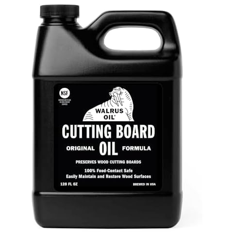WALRUS OIL - Cutting Board Oil and Wood Butcher Block Oil, 128 oz / 1 gallon Jug Cover