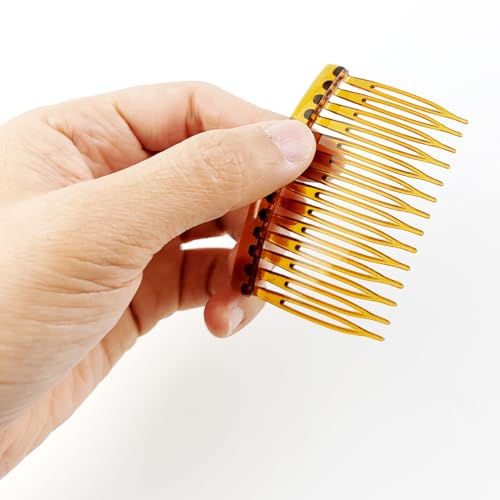 Tihood 33Pcs Plastic Hair Side Combs Slide Bun Holder With 14 Teeth Diy Headpieces Clips Grips Barrettes Accessories For Women Girls Wedding Brides Veil thumb #2