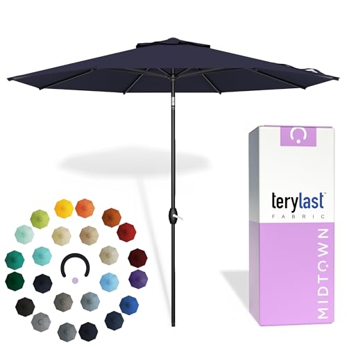 Midtown 10-Year-No-Fade 9 Ft Patio Umbrella
