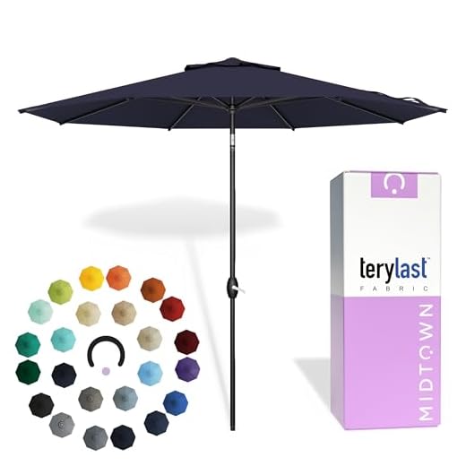 Midtown 9 Ft. UV Proof Patio Umbrella