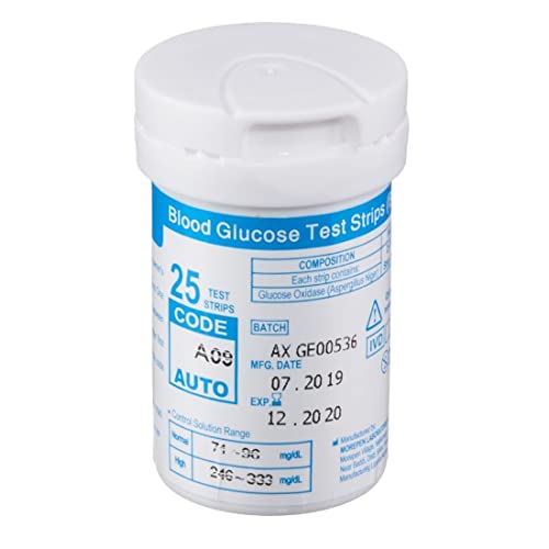 Dr. Morepen BG-03 Blood Glucose Test Strips, Pack of 25(No Glucometer) - Image 2 thumbnail