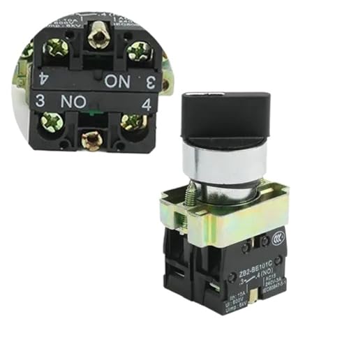 Bouton selecteur 3 positions XB2-BD33 push button switch 1NO 1NC