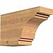 Ekena Millwork RFT06X10X16PEC00SWR Pescadero Smooth Rustic Wood Rafter Tails