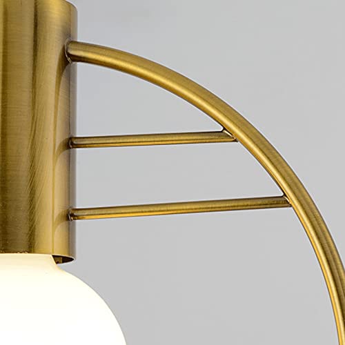 Lámpara Colgante E27 de Hierro Oro Nórdico Iluminación Interior Lámpara Colgante Techo de Un Cabezal 7