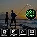 Soulchen 350 Pcs Clip on Fishing Glow Sticks Bulk for Rod Tips Mini Green Glow in The Dark Stick for Fishing Poles(3.0 mm)