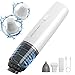 A9life Handheld Vacuum Cordless, Car Vacuum Cleaner Portable with HEPA Filter, 2 Suction Modes, Mini Hand Held Vacuum Rechargeable for Car, Home, Pet Hair, Office, Desk, Keyboards (White)
