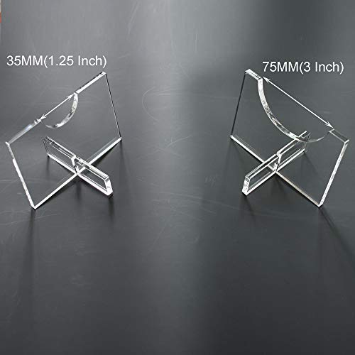 Yyst Horizontal Baseball Bat Desktop Display Stand Display Mount On The Desk - Acrylic - No Bat #TOP1