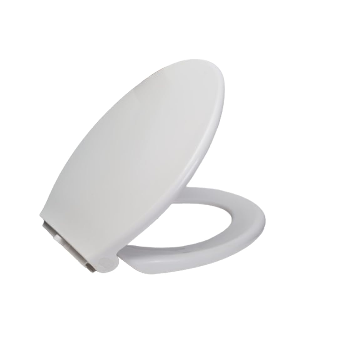 Parryware Durasheen Soft Close Toilet Seat Cover with Adjustable Hinges | Eco-friendly Material with Superior Finish | Round Shape & Ultra White Colour | Western Commode | Bathroom Fixtures (E82921C) (B0D3JDBK9W) Amazon Price History, Amazon Price Tracker
