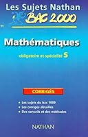 Sujets corrigés, mathématiques niveau terminale S obl et spé 2091826960 Book Cover