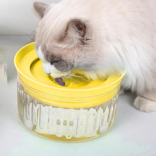 Gamelle d'eau pour chats sans déversement de 1800 ml anti-gaspillage - 4