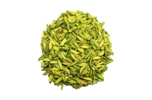 Pistazienkerne gestiftelt Roh & geschält | 100% Pistazienstifte natur | Ideal für Backen Patisserie & Desserts | Pistazien I SoleilFOOD (100 g)