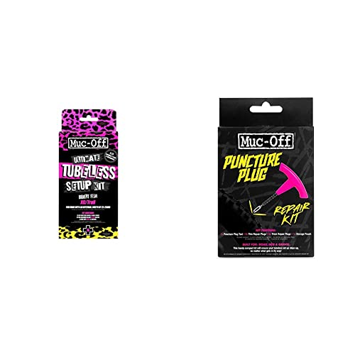 Kit de réparation pneu vélo tubeless Muc-Off anti-crevaison pour trail et XC