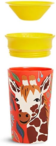 Munchkin Miracle 360 Wildlove Sippy Cup, 9 Oz, Giraffe