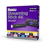 Roku Streaming Stick 4K 2021 | Streaming Device 4K/HDR/D. Vision with Roku Voice Remote and TV Contr