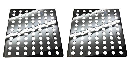 Preisvergleich Produktbild Edelstahl Swirl Abflussabdeckungen Laubschutz Drainage Abdeckungen (2 Stück)