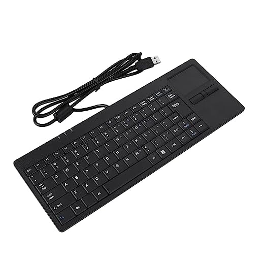 Mtlavishness Tastiera elettronica Victsing Tg3 34.0×16.0×4.0 Tastiera cablata USB con touchpad integrato, porta hub, tastiera sottile a 86 tasti per notebook, tastiera cablata da