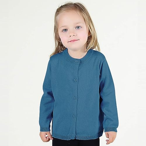 Girls Warm Jacket for Toddler Kid Boys Girls Knitted Colorful Solid Sweater Cardigan Coat Tops Christmas Coat Tops2