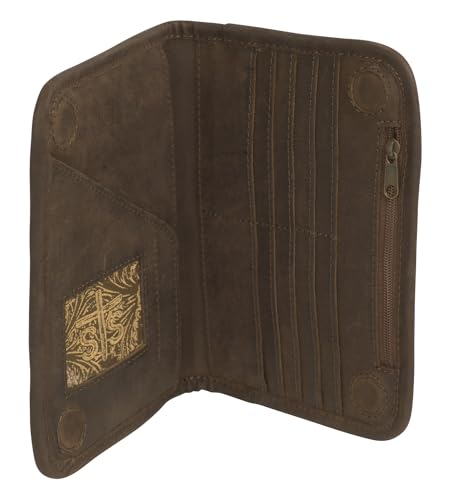 STS Ranchwear Womens Crimson Sun Magnetic Multi-Color Leather Clutch Bag3