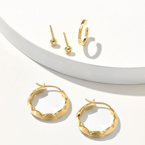 Kendra Scott Brooke Huggie & Stud Earrings for Women, Fashion Jewelry3