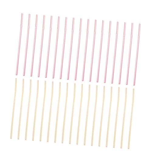 600 pitillos flexibles desechables multicolor miniatura 1