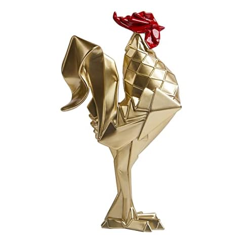 NENBOLEC Gold Rooster Decor Figurine Cover