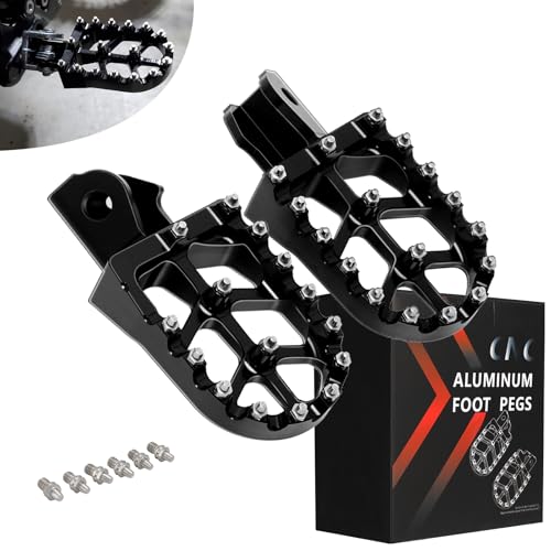 JFG RACING Dirt Bike Foot Pegs,7075 Aluminum CNC...