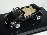Dimensioni: circa 11 cm AUTOart Volkwagen New Beetle Cabrio Piano Schwarz 1997-2010 1/43 Auto Art Modellauto Auto