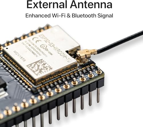 Lonely Binary ESP32-S3 Development Board Gold Edition 16MB Flash 8MB PSRAM Dual USB-C IPEX Antenna WiFi Bluetooth for Arduino IoT Projects, MicroPython & ESP-IDF N16R8 (16MB +Antenna Gold Edition) - Image 7